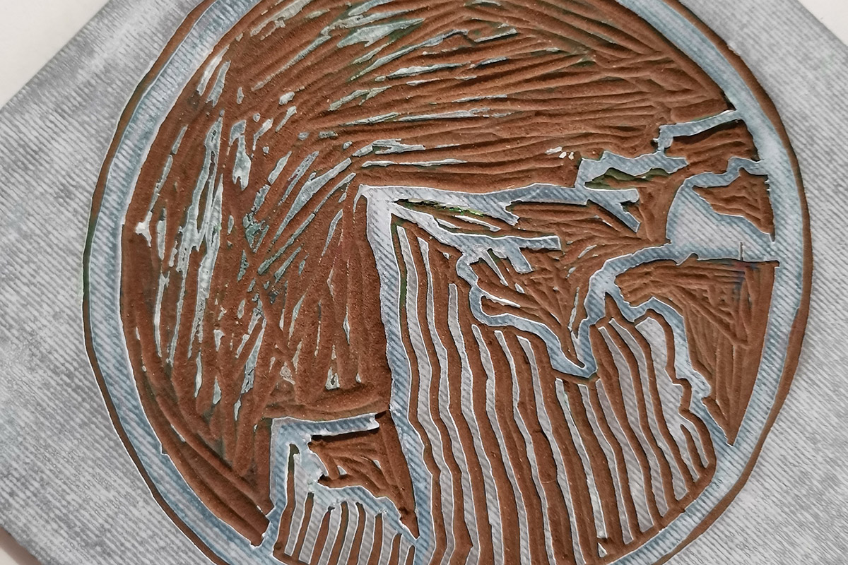 Découpe Linogravure Motif Linogravure