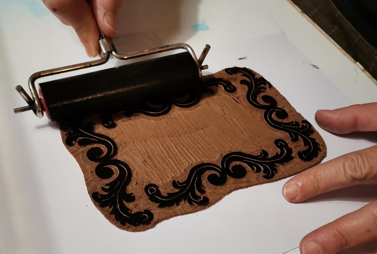 Plaque linogravure Linogravure