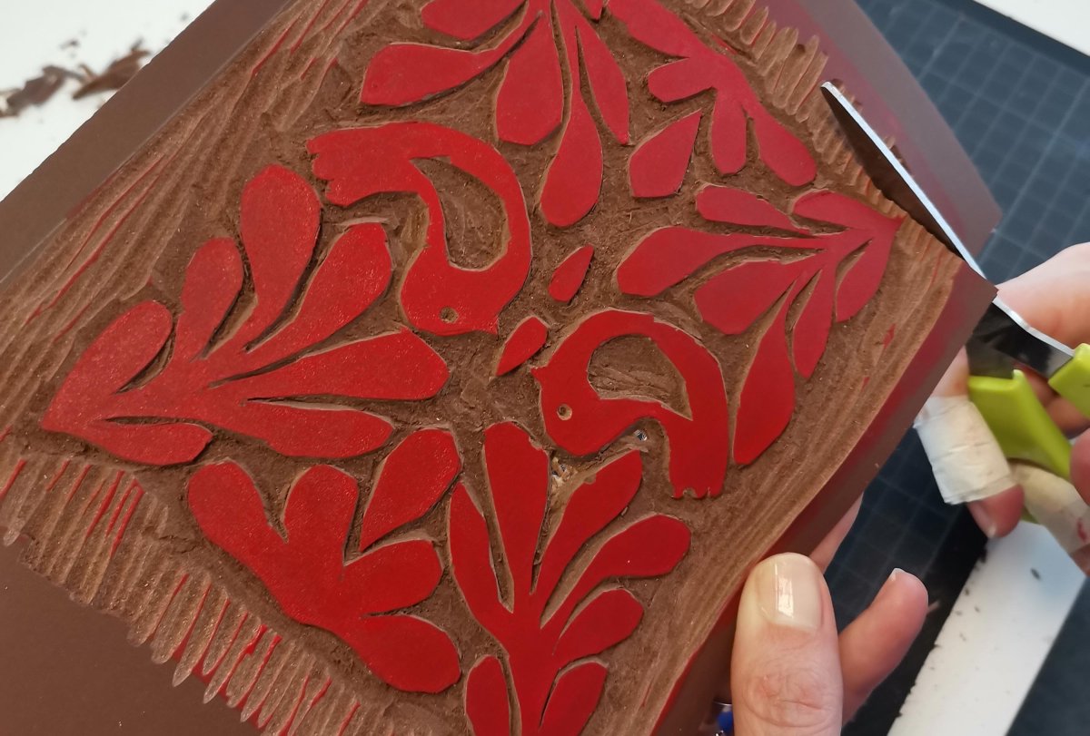 Découpe Linogravure Motif Linogravure